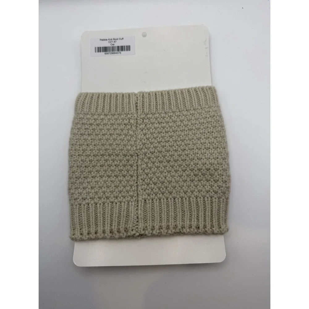 Grace & Lace‎ Pebble Knit Original Boot Cuff-Oat-One Size-New